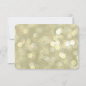 第50結婚記念日のシャンペンの泡RSVP 出欠カード (裏面)