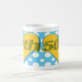第50結婚記念日のマグ コーヒーマグカップ (中央)