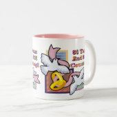 第50結婚記念日のマグ ツートーンマグカップ (正面右)