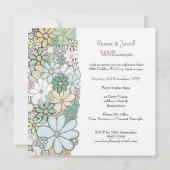 第50結婚記念日の名前入りな招待状 招待状 (裏面)