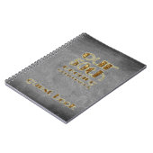 第50結婚記念日の来客名簿の黒板 ノートブック (左側)