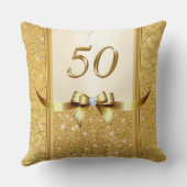 第50親のための結婚記念日のギフトのアイディア クッション (裏面)
