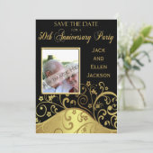 第50記念パーティーの保存写真が付いている日付 セーブザデート (スタンド正面)