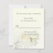 第50記念パーティー- RSVPの応答カード 出欠カード (裏面)