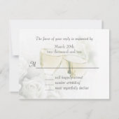 第50記念パーティー- RSVPの応答カード 出欠カード (裏面)