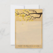 第50記念日の仲の良い恋人同士は感謝していしています サンキューカード (裏面)