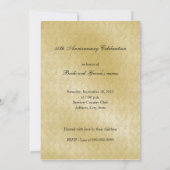 第50記念日の写真の招待状 招待状 (裏面)