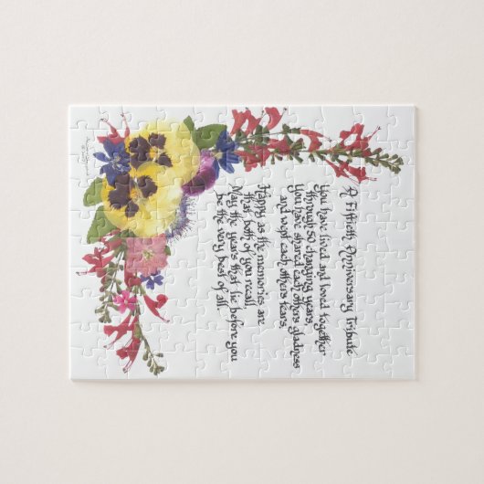 第50記念日の捧げ物 ジグソーパズル (横)