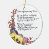 第50記念日の捧げ物 セラミックオーナメント (左)