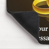 第50記念日|の金ゴールドの原稿 マウスパッド (コーナー)