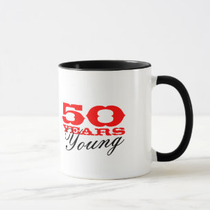 第50誕生会のための若いマグかわいい50年の マグカップ