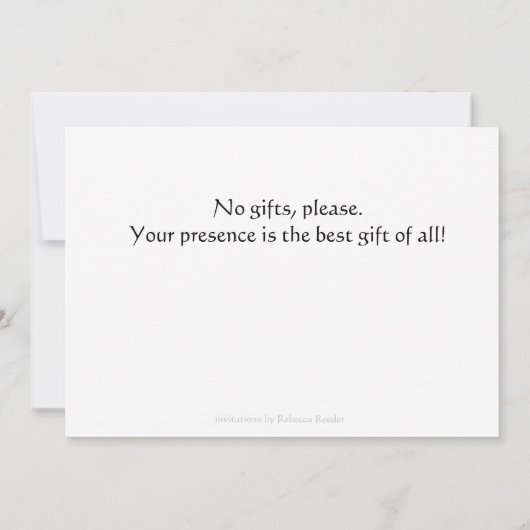 第50誕生会のカジノのスロットマシンの金ゴールド 招待状 (裏面)