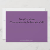 第50誕生会のカジノのスロットマシン 招待状 (裏面)