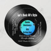 第50誕生会の記録招待状 招待状 (正面/裏面)