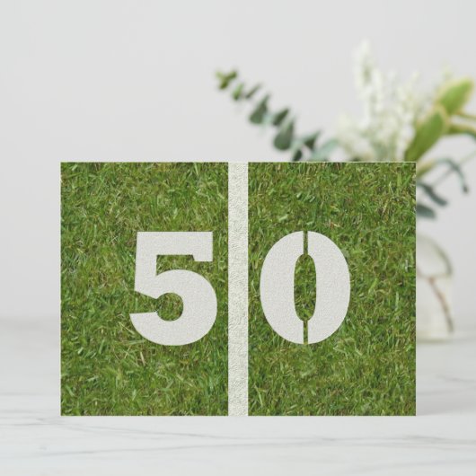 第50誕生会! 招待状 (スタンド正面)