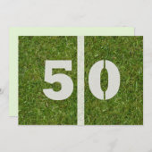 第50誕生会! 招待状 (正面/裏面)