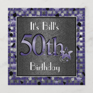 第50誕生会InvitationPERSONALIZED 招待状