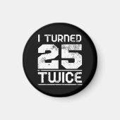 第50誕生日おもしろい磁石 マグネット (正面)