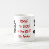 第50誕生日のギャグのギフトのおもしろいなゴシック コーヒーマグカップ (中央)