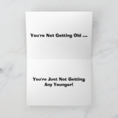 第50誕生日のスカルカード カード (内部)