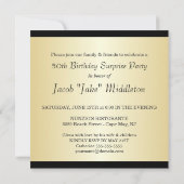 第50誕生日のパーティの招待状-任意写真 招待状 (裏面)