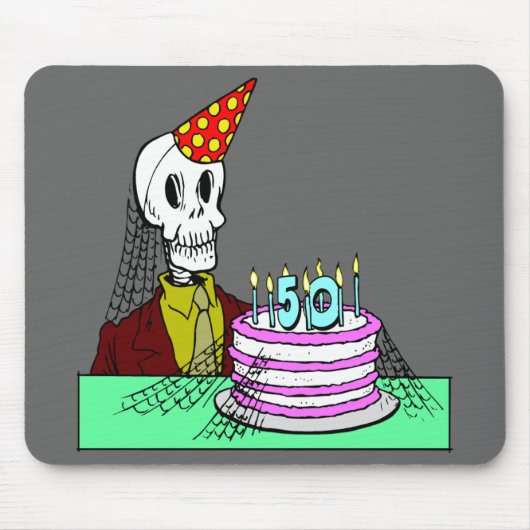 第50誕生日のマウスパッド マウスパッド (正面)