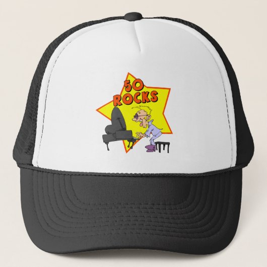 第50誕生日の帽子の帽子のギフト キャップ (正面)