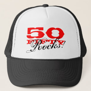 第50誕生日の帽子  50個の石! キャップ