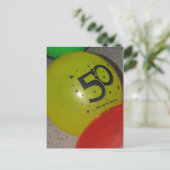 第50誕生日はがき ポストカード (スタンド正面)