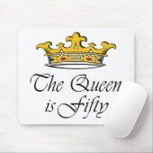 第50誕生日は女王50です! マウスパッド (マウス)