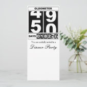 第50誕生日オルドメータ招待状 招待状 (スタンド正面)