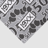 第50誕生日カスタム誕生年ティッシュペーパー 薄葉紙 (詳細)