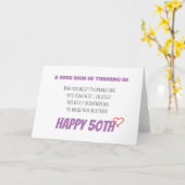 第50誕生日カード(音楽愛好家) カード (黄色い花)