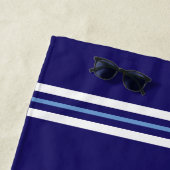 第50誕生日キャプテンロープ航海のいかりヘルム ビーチタオル (インサイチュ)