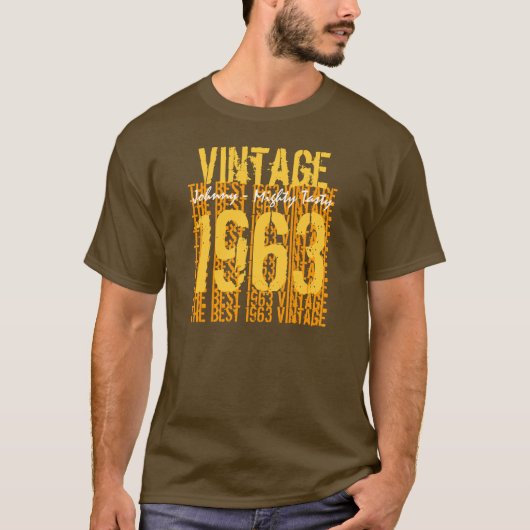 第50誕生日ギフト最高の1963ヴィンテージ Tシャツ (正面)