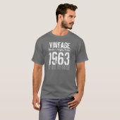 第50誕生日ギフト最高の1963ヴィンテージV009C Tシャツ (正面フル)