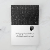 第50誕生日ギフト（弓） カード (内部)