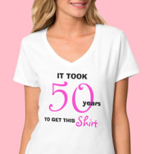 第50誕生日ギフトfor Women T Shirt おもしろい -