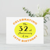 第50誕生日ギャグギフト カード (スタンド正面)