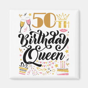 第50誕生日クイーン マグネット