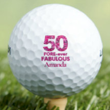 第50誕生日ゴルファーのギフト、FORE-ever 50 & Fabulous