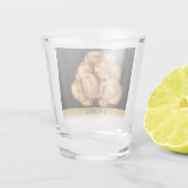 第50誕生日パーソナライズされたショットグラス ショットグラス (裏面)