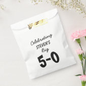 第50誕生日パーソナライズされたバッグ フェイバーバッグ (封をした状態)