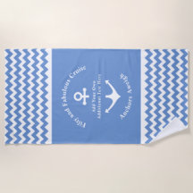 第50誕生日ブルーアンドホワイトいかり