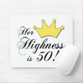 第50誕生日プレゼントは、彼女の高度50です! マウスパッド (マウス)