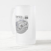 第50誕生日プレゼント フロストグラスビールジョッキ (正面左)