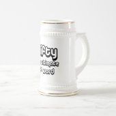 第50誕生日プレゼント- 50の最終的なF単語 ビールジョッキ (正面右)