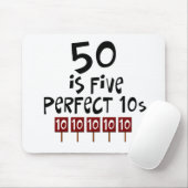 第50誕生日プレゼント、50は5完全な10sです! マウスパッド (マウス)