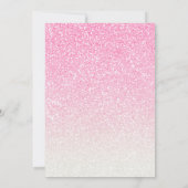 第50誕生日プードルスカート – 素晴らしい50sグリッター 招待状 (裏面)