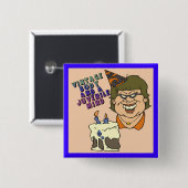 第50誕生日ボタン 缶バッジ (正面&裏面)